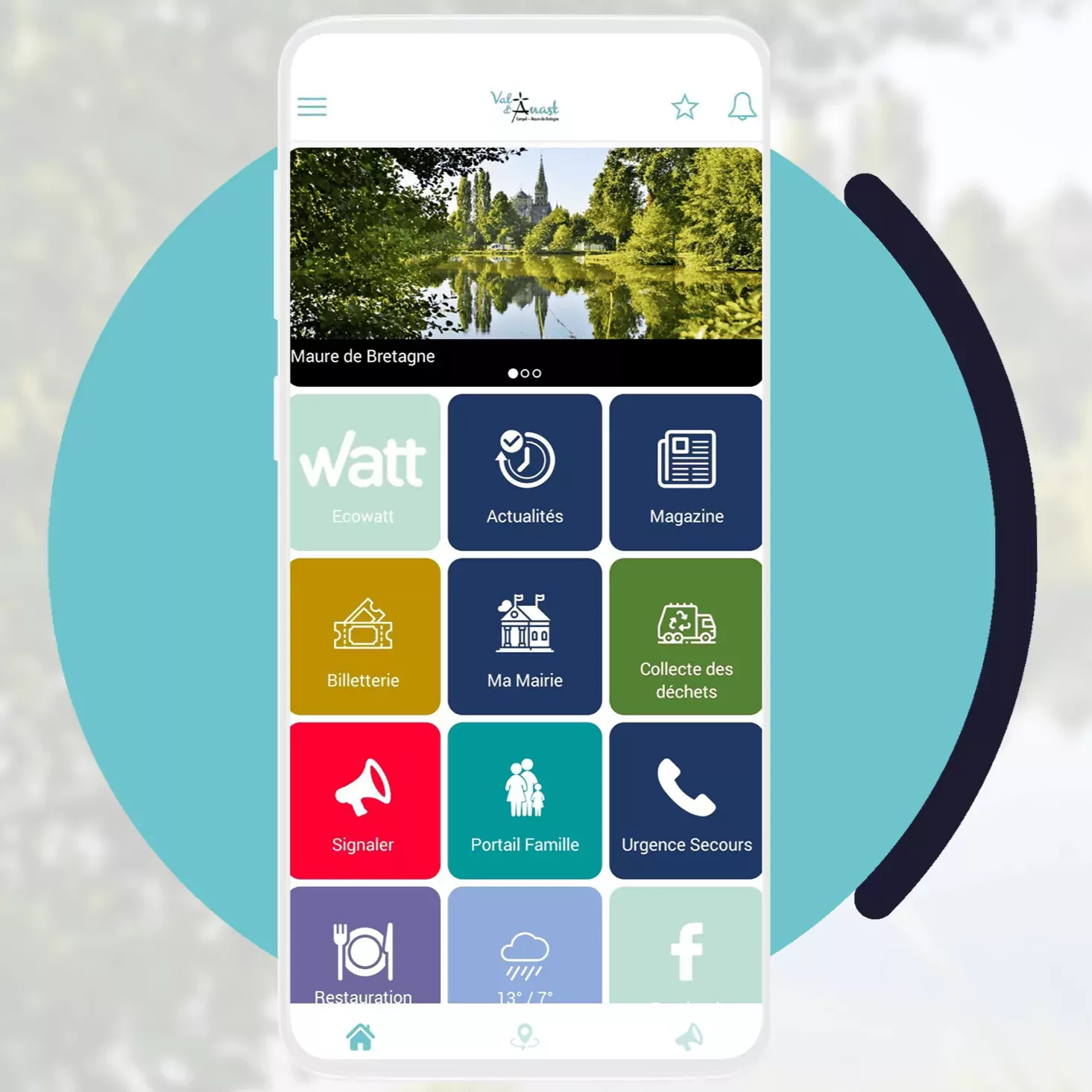 Téléchargez l'application mobile de Val d'Anast depuis votre Play Store gratuitement, sur Android et iOs.