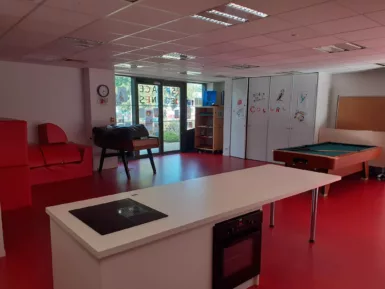 L'espace de vie dédié aux jeunes dans le Centre social et culturel Chorus