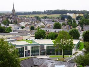 Vue aérienne du Centre social et culturel Chorus