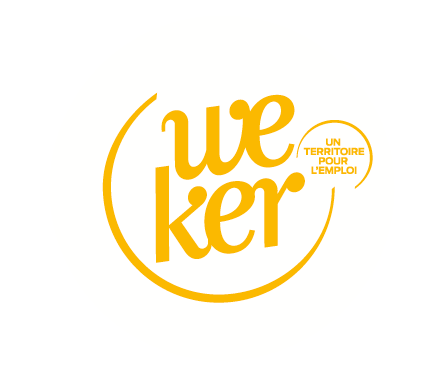 Logo de l'association We Ker, la mission locale engagée pour l'insertion sociale et professionnelle des jeunes de 16 à 25 ans.